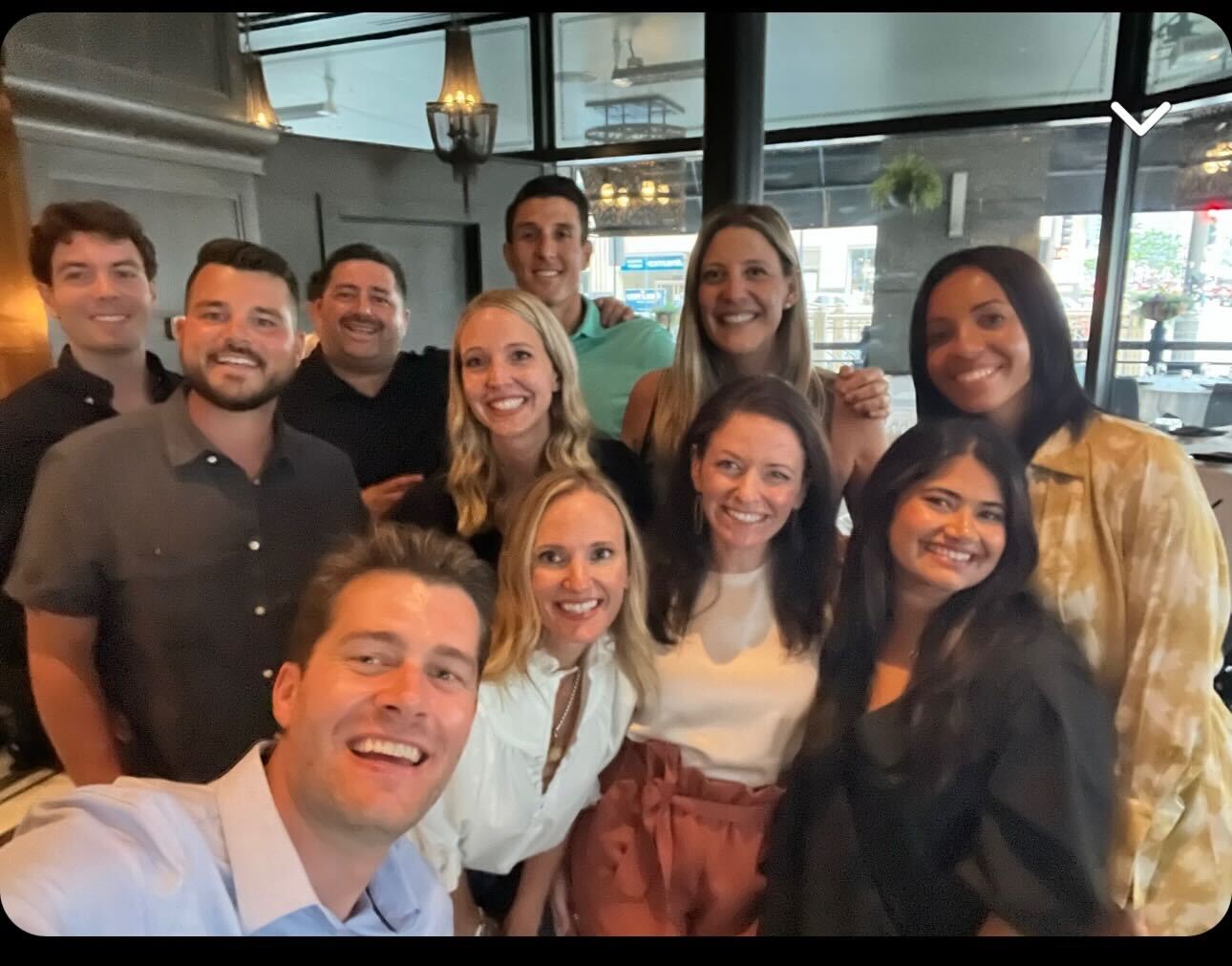 Rachel and her team on a recent offsite.