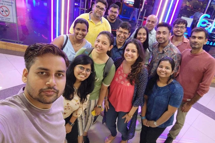 Bharti with her Project Management team.