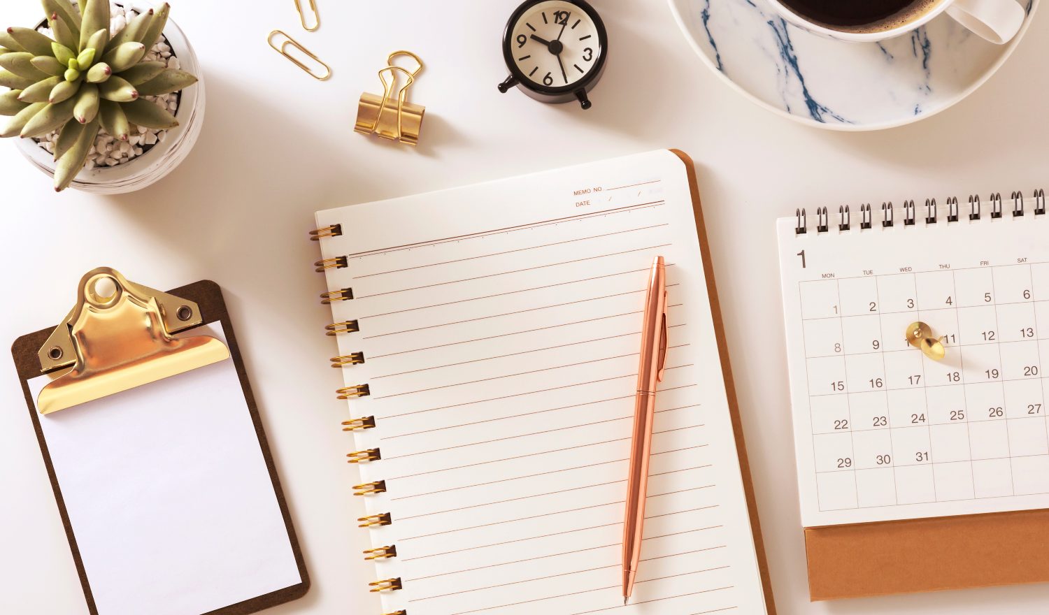 A clipboard and pencil, Small business owners preparing for the Small Business Week.
