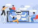 AI literacy in action—humans and AI collaborating seamlessly.