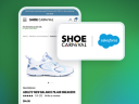 Mobile screen showing Shoe Carnival's site and logo