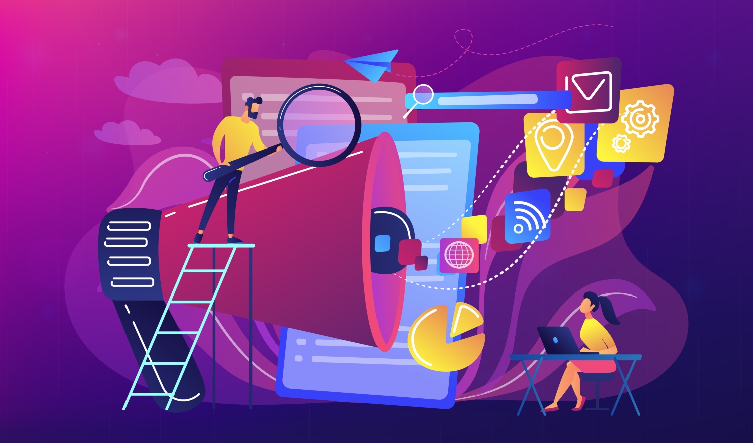 A computer screen showing best collaboration tools in action with video screens, for small businesses.