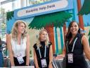 Members of Salesforce's Office of Accessibility working the Dreamforce Disability Help Desk.