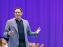 Adam Alfano speaking at Dreamforce 2024, Salesforce