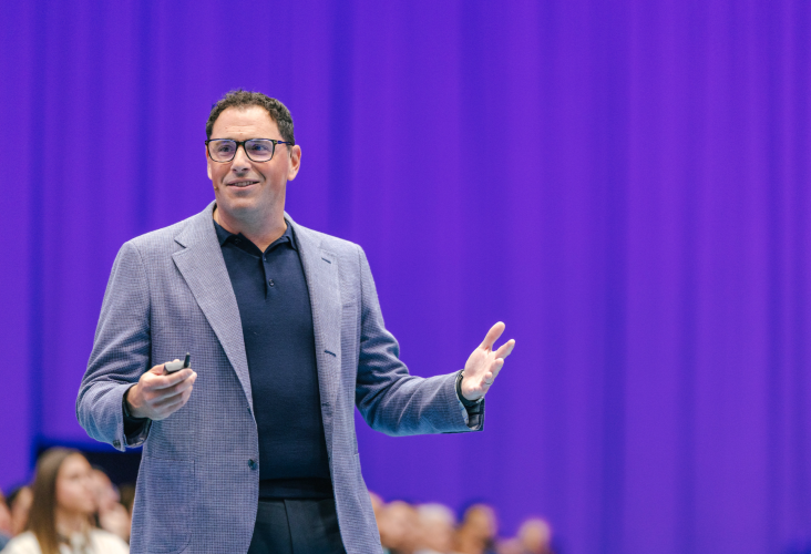 Adam Alfano speaking at Dreamforce 2024, Salesforce