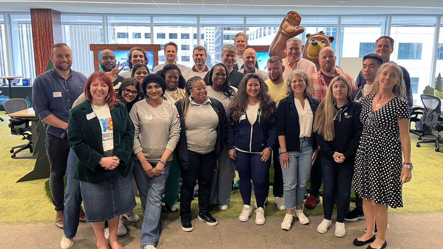 CAB members gathered at the Agentblazer Ranch in San Francisco.