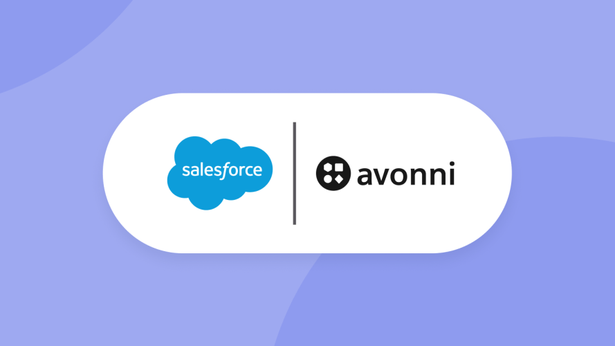 The Salesforce and Avonni logos next to each other