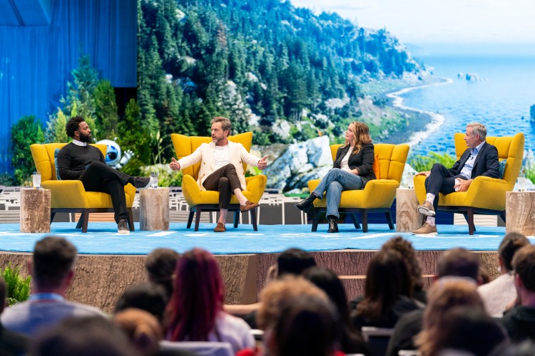 Conservation activists and special guests discuss Jane Goodall's legacy at Dreamforce 2025. [Image: Salesforce | Jakub Mosur]
