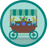 Illustration showing the Salesforce for Small Business module on the Trailhead learning platform