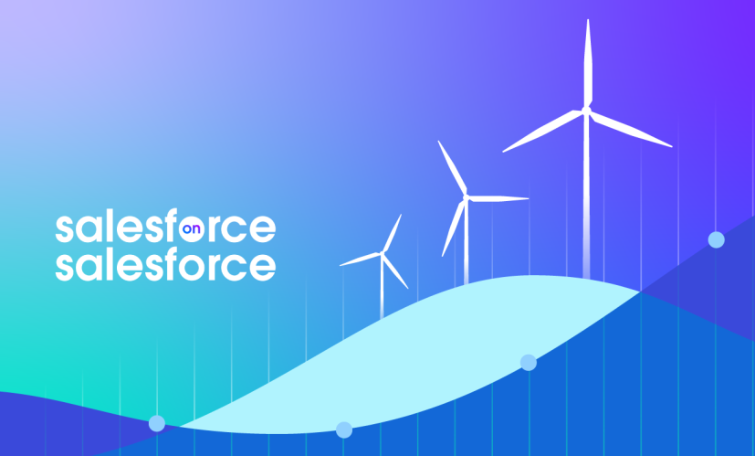 Graphic showing windmills.