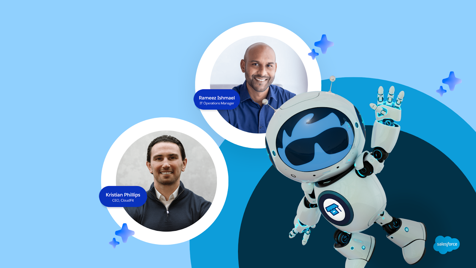Illustration of SMB success stories at Salesforce