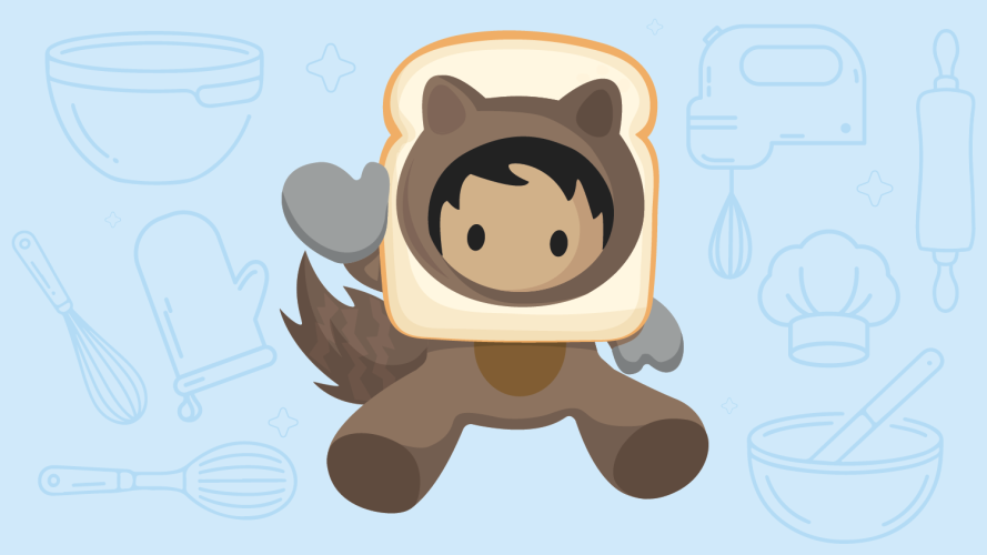 Astro with a piece of toast