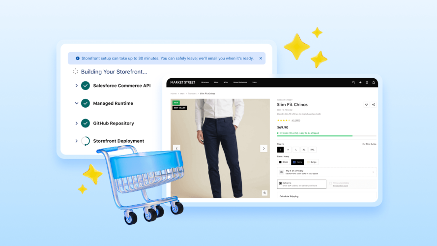 Salesforce Commerce Storefront Example Ending the