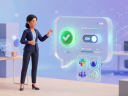 Person toggling check to deploy solutions across Slack, Teams, Data 360, and more.