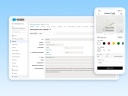 A screen showing a point of sale system unified with a product catalog