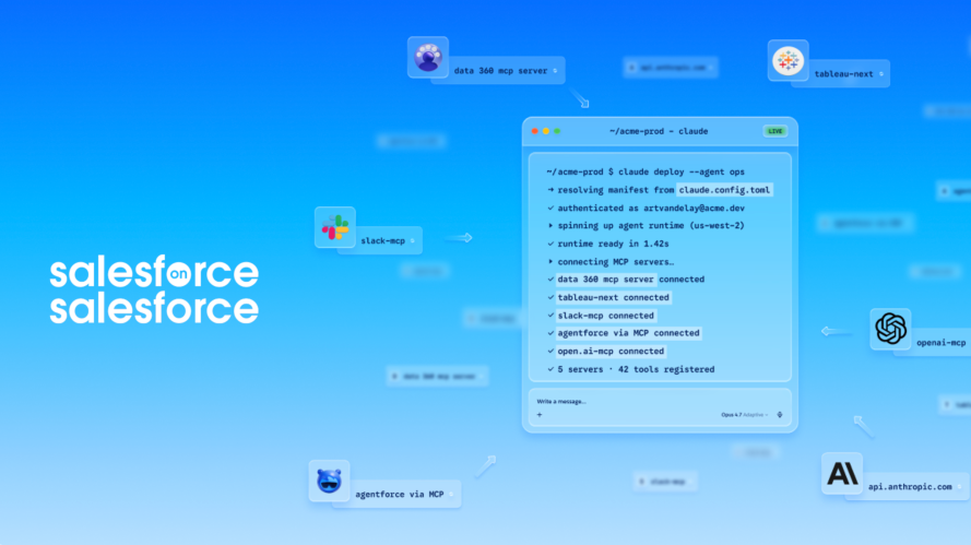 Salesforce on Salesforce use case for Headless 360.
