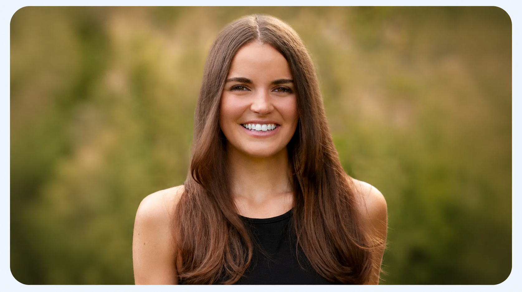 Woman smiling at the camera