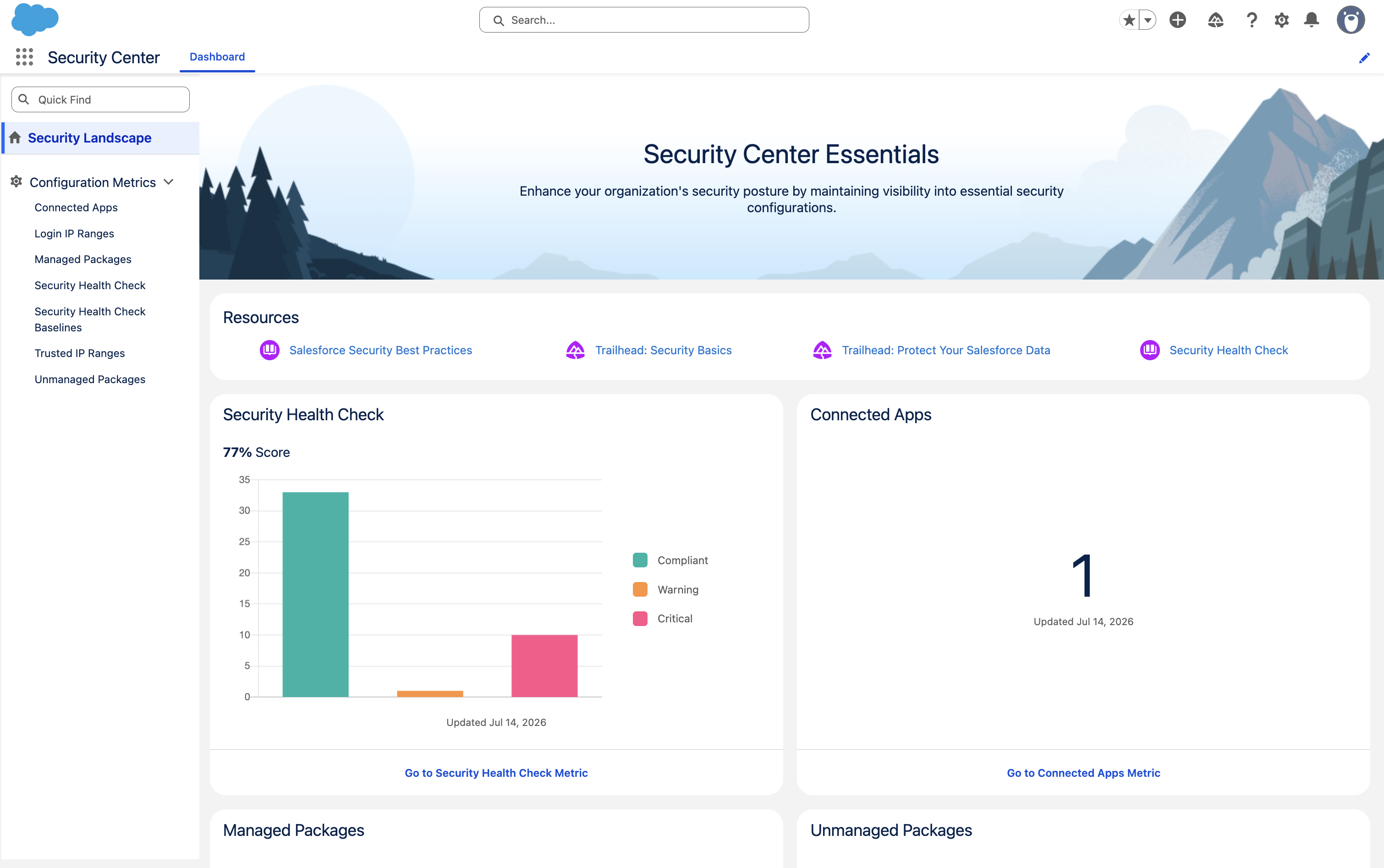 Security Center Essentials Enhance your organization's security posture by maintaining visibility into essential security configurations.