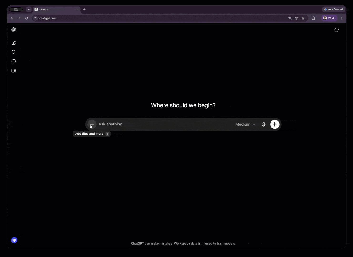 GIF showing a demo of using Tableau and ChatGPT together. 