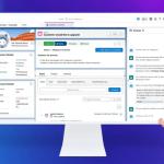 interface de usuário moderna e funcional, projetada para a gestão eficiente do relacionamento com clientes em um ambiente empresarial. O sistema, provavelmente Salesforce, está organizado para que os agentes de atendimento tenham acesso rápido às informações relevantes de cada cliente e, com a ajuda do assistente de IA "Einstein", possam receber recomendações em tempo real e soluções automatizadas para otimizar o atendimento ao cliente. Esse tipo de design busca não apenas proporcionar eficiência, mas também personalização na experiência do cliente, permitindo que os agentes gerenciem casos complexos com maior facilidade. A inclusão de um assistente virtual como o "Einstein" destaca o foco inovador e a integração da inteligência artificial no fluxo de trabalho. Os efeitos gráficos ao fundo acrescentam um toque tecnológico e visualmente atraente, reforçando a percepção de um sistema avançado voltado para melhorar a produtividade e a satisfação do cliente em um ambiente empresarial dinâmico.