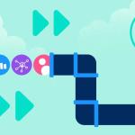 imagem ilustrativa de ícones representando pessoas e processos entrando por um lado de um cano e saindo o ícone de dinheiro do outro lado.