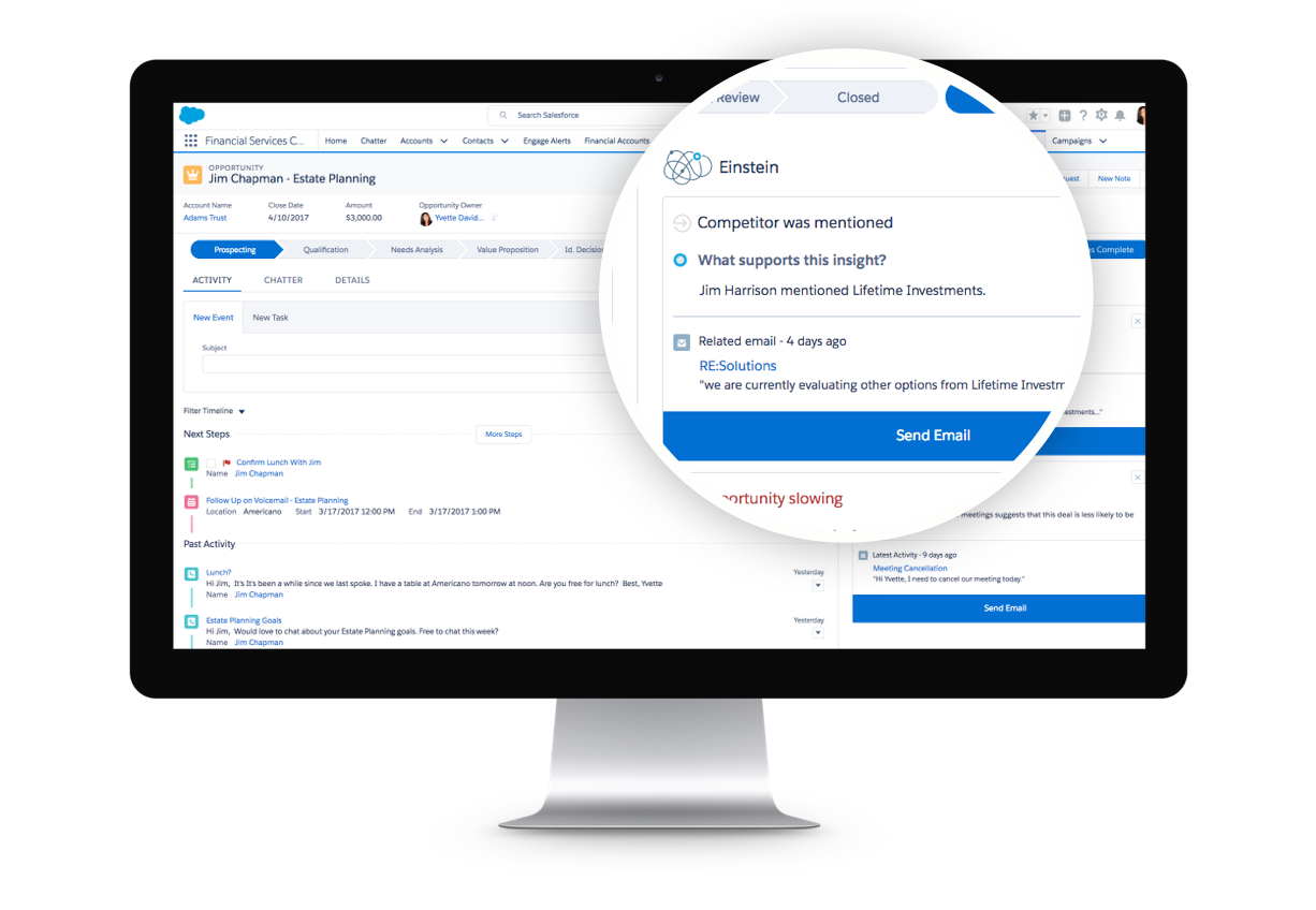Introducing Financial Services Cloud Einstein: AI-Powered CRM for 