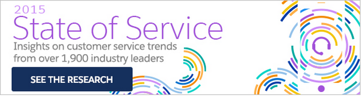 2015 State of service. Insights on customer service trends from over 1900 industry leaders. See the research.