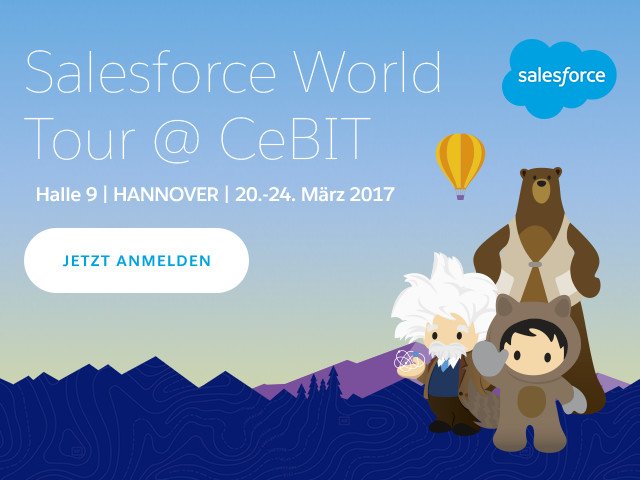 Salesforce World Tour @ CeBIT reloaded: Mehr Innovation, mehr Spaß 