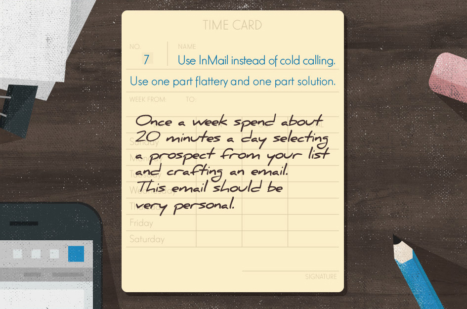  Use InMail instead of cold calling