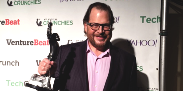 Marc Benioff Wins the 8th Annual Crunchies CEO of The Year Award!