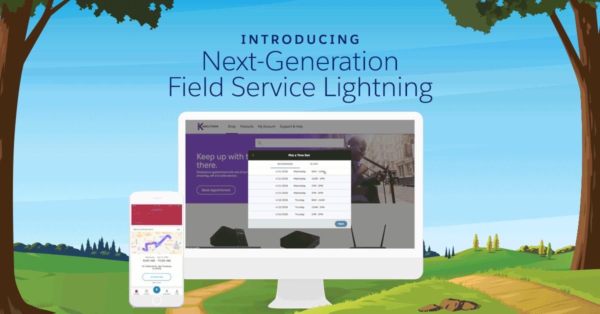 De mooiste klantervaringen dankzij nieuwe generatie Field Service Lightning