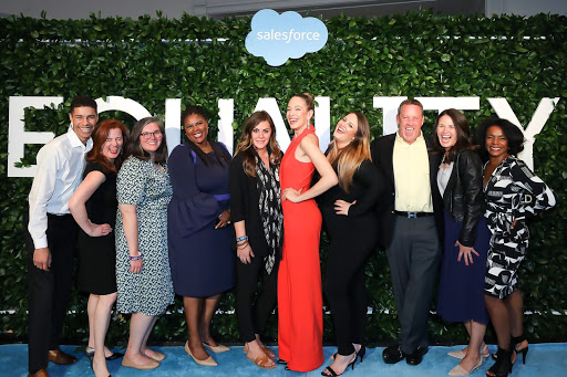 Group shot of Salesforce Equality Awards attendees