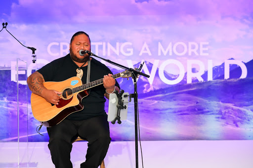 Musical artist LT Smooth opened the Equality Awards ceremony