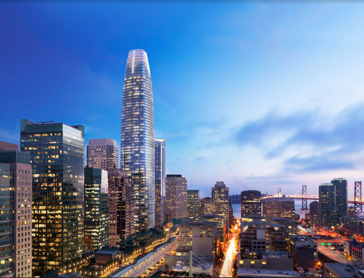 Celebrating the “Topping Off” of Salesforce Tower, Tallest Office Building West of Chicago