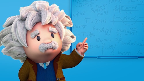 Illustration of Einstein