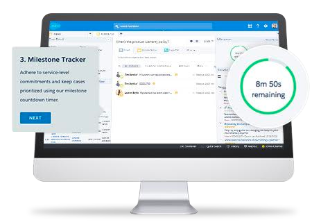 Service Cloud guided tour.