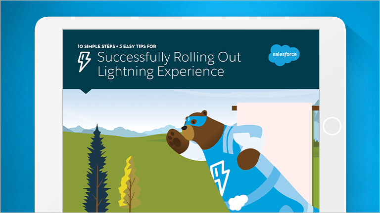 Image that says "Successfully Rolling Out Lightning Experience"