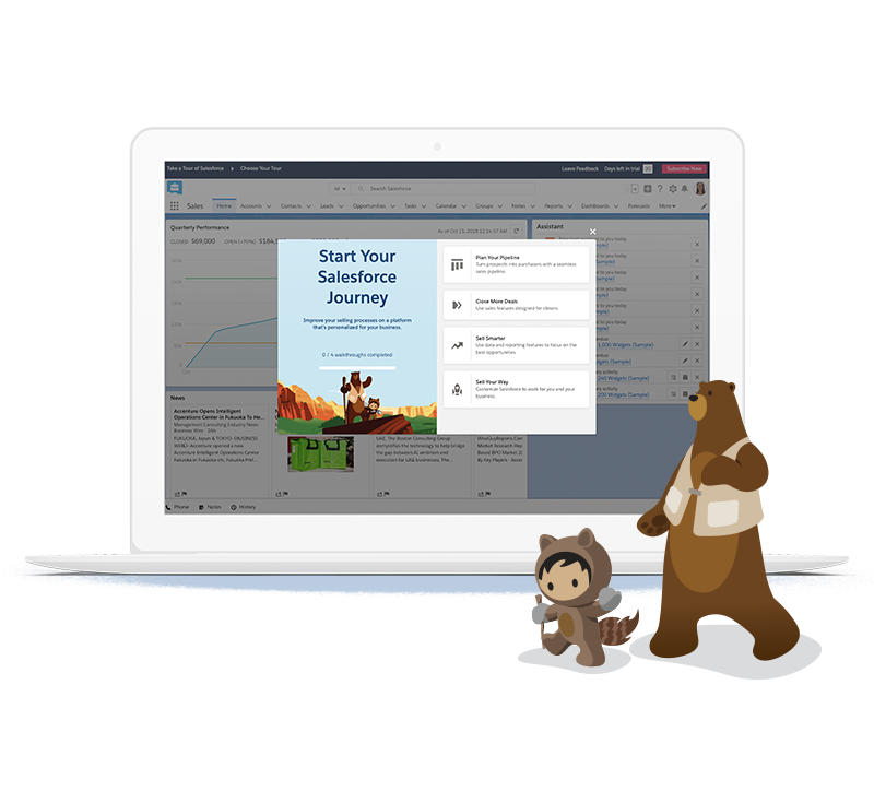 Welcome to your Sales Cloud Trial