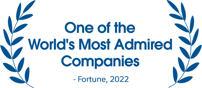 One of the world's most admired companies 2022