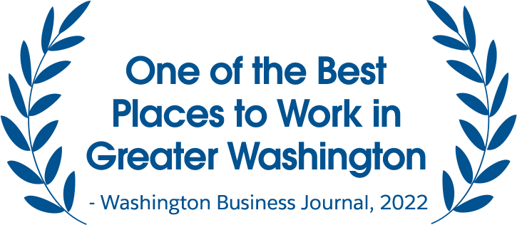 the best place to work in greater washington, washington business journal 2022