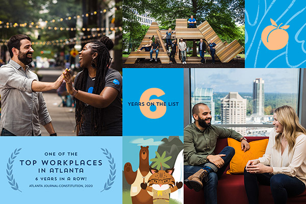Salesforce, named one of Atlanta's Top Workplaces, 2020