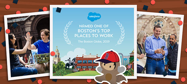 Salesforce, named one of Boston's Top Workplaces, 2019