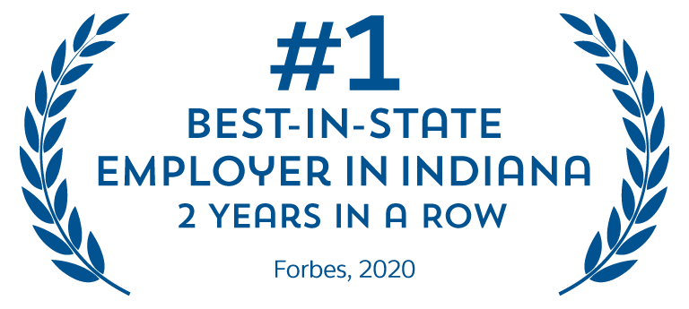 named one of america's best employers in indiana, forbes 2019