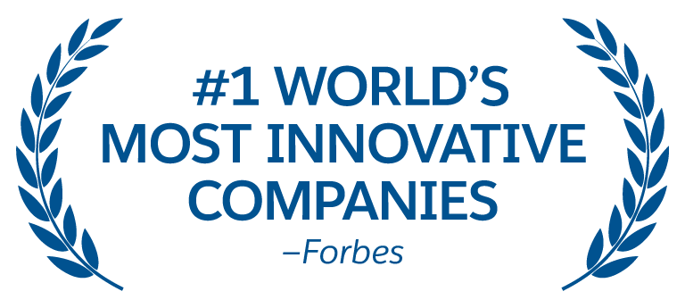 #1 World's Most Innovative Companies - Forbes