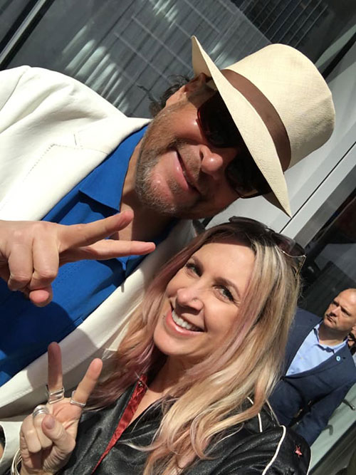 Robin with Salesforce CEO, Marc Benioff at the 20th Anniversary Party.