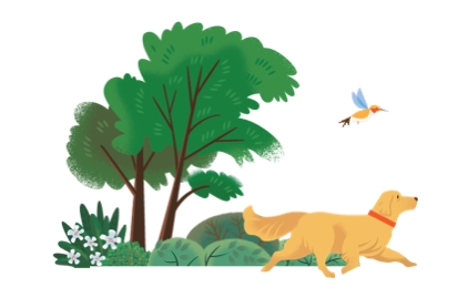 salesforce employees huddled together with astro