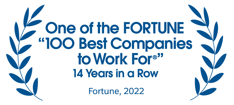 one of the fortune 100 best companies to work for 2021