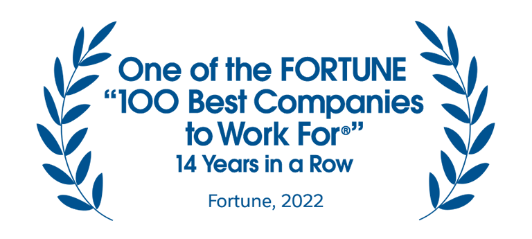 one of the fortune 100 best companies to work for 2021