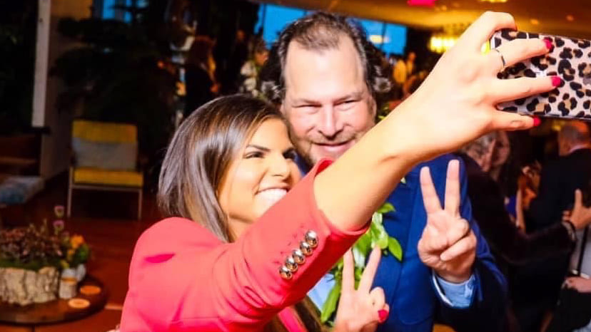 Ashley taking a selfie