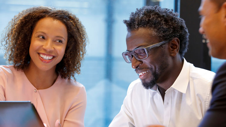 Group of people collaborating